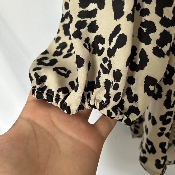 Ophelia Roe Leopard Print Blouse - Size 2X‎ - Picture 2 of 9